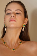 Elegant Claudia Necklace by ANATINA featuring a delicate chain with a subtle pendant, perfect for stylish accessories.