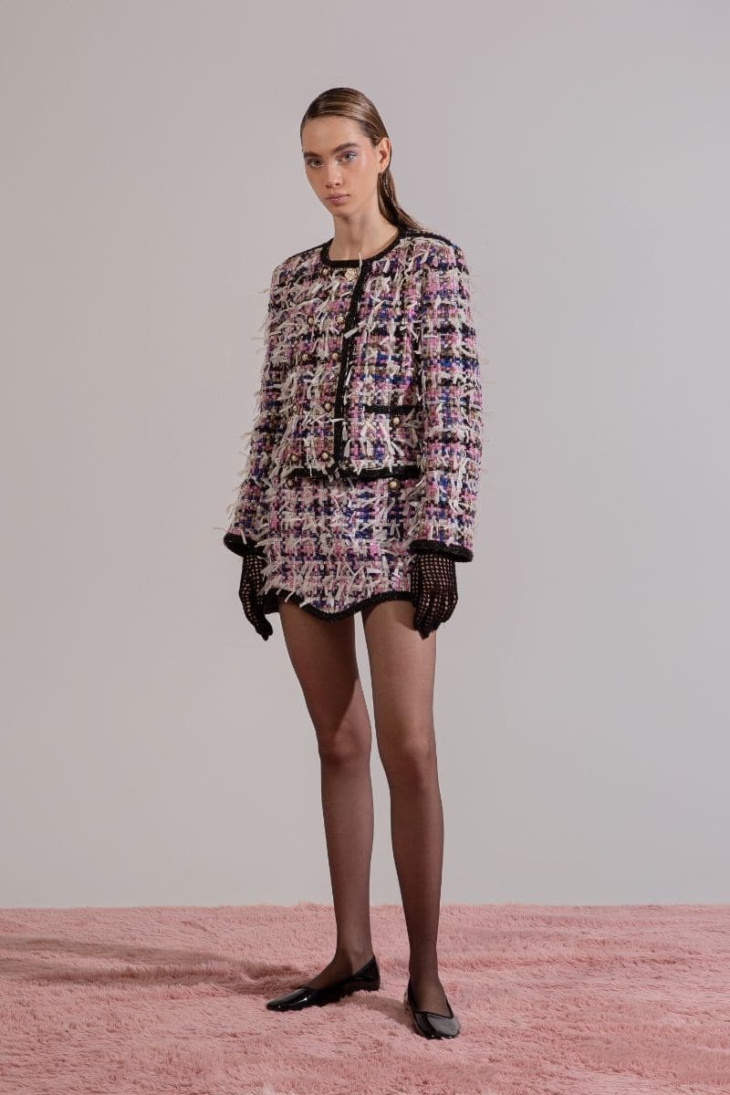 VINTAGE BLACK MULTICOLOR JACKET - CULT MIA