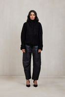 Black Morgan co-ord set by Deme By Gabriella, featuring matching top and pants styled for a casual, coordinated look.