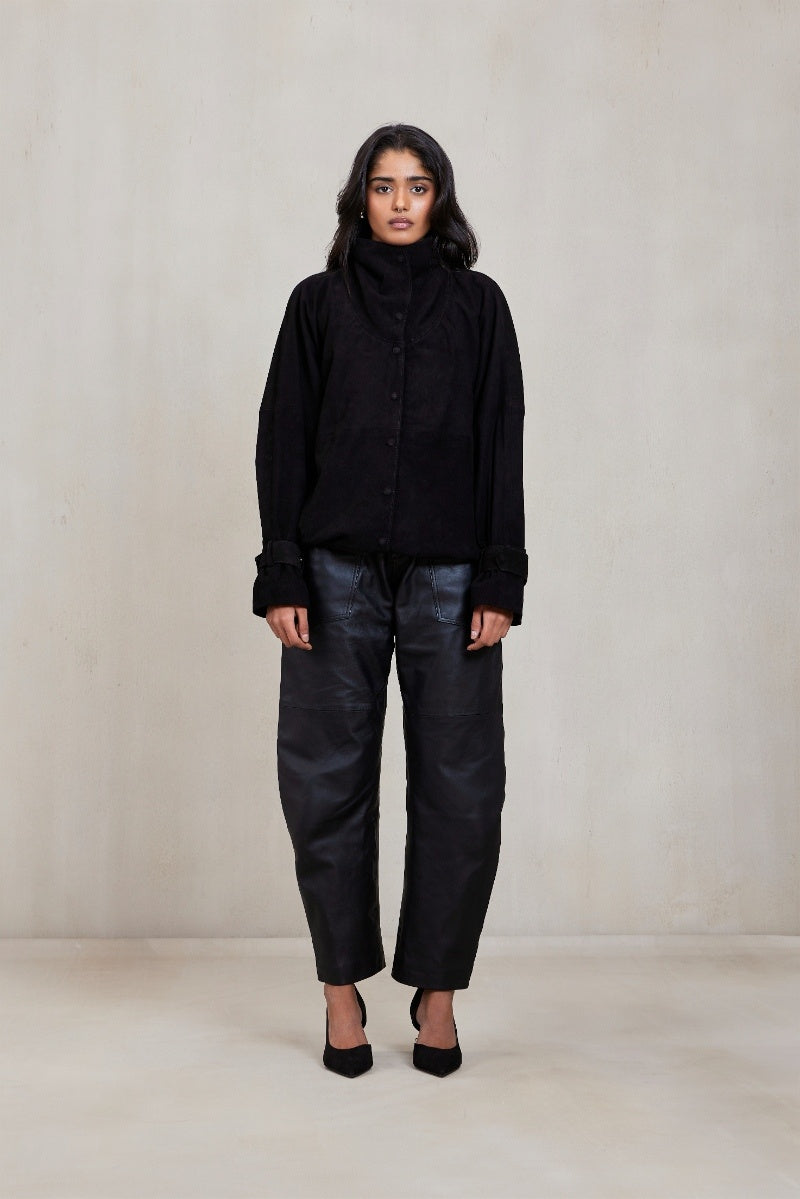 Black Morgan co-ord set by Deme By Gabriella, featuring matching top and pants styled for a casual, coordinated look.