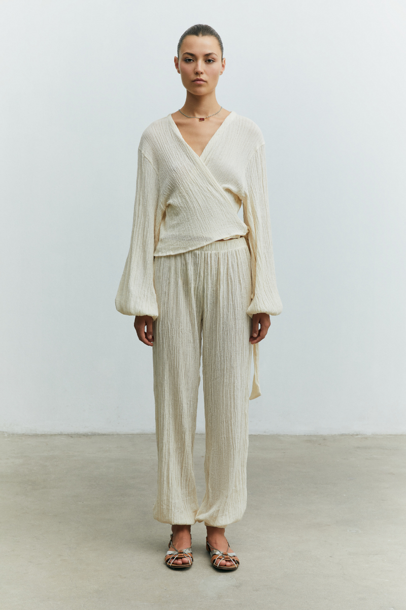 ECRU MIHOS SAHLWAR PANTS - CULT MIA