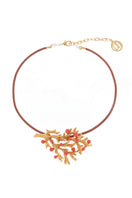 Ben Amun YDOR necklace featuring intricate chain design and elegant pendant, displayed on a neutral background.