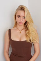 Ben Amun Archon Necklace featuring a sleek, modern design with intricate metalwork and elegant chain details.
