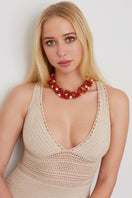 Ben Amun PAIDI necklace featuring elegant gold-tone chain and intricate pendant design.