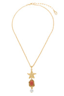 Ben Amun Soteria necklace featuring a delicate chain and elegant pendant, showcased on a neutral background.
