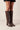 ISOBEL COFFEE BROWN LEATHER BOOTS | Alohas | CULT MIA