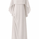 Light gray oversized maxi dress by Leicia, flowing fabric with a relaxed fit, perfect for casual or summer wear.