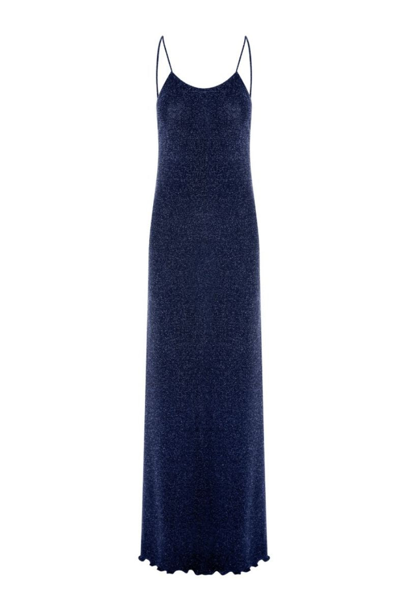 SELENE DRESS IN DARK BLUE - CULT MIA