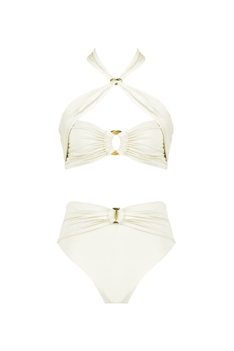 IVORY GOLDEN HOURS BIKINI SET - CULT MIA
