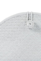 White leather clutch bag from Adriana Castro's La Barca collection, featuring sleek design and elegant craftsmanship.