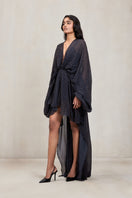 Black Noelle mini dress by Deme by Gabriella, featuring a stylish silhouette and elegant design.