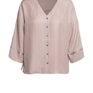NK IMODE KACEY CITY shirt top in freckles, stylish loungewear with a relaxed fit and casual print, perfect for comfortable wear.