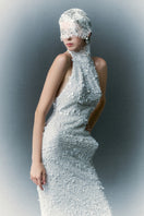 White Plan ATALIA gown with elegant design, flowing fabric and intricate detailing, perfect for formal occasions.