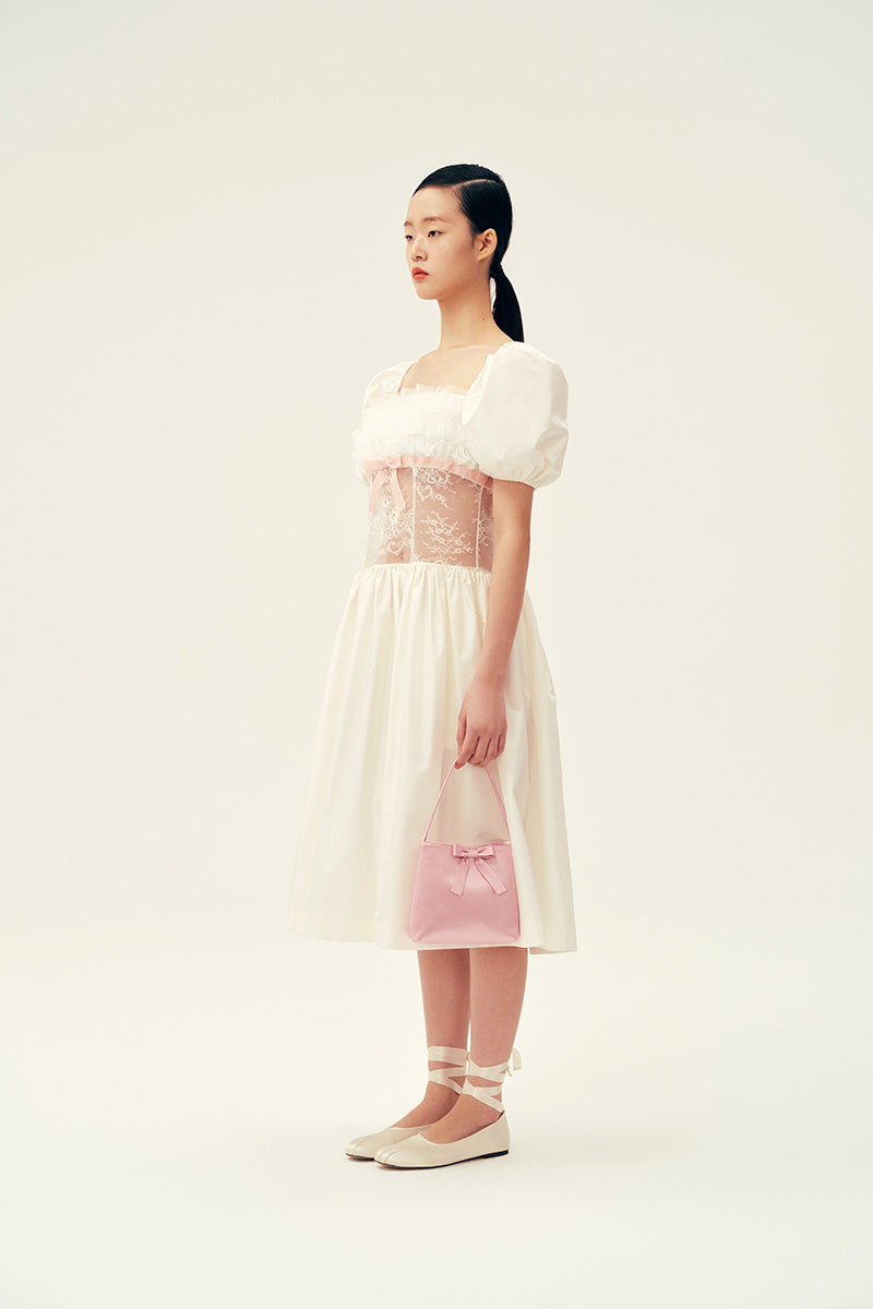 PATRICIA DRESS IN IVORY - CULT MIA