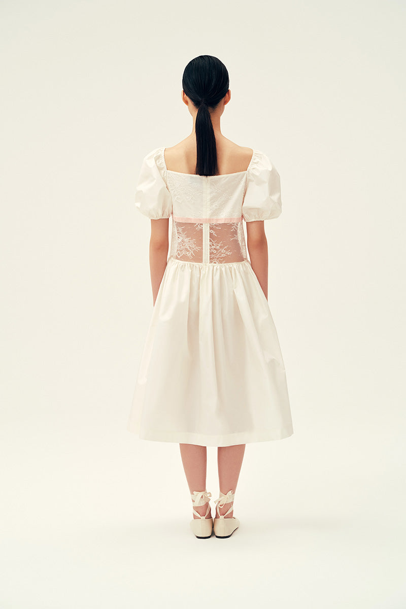 PATRICIA DRESS IN IVORY - CULT MIA