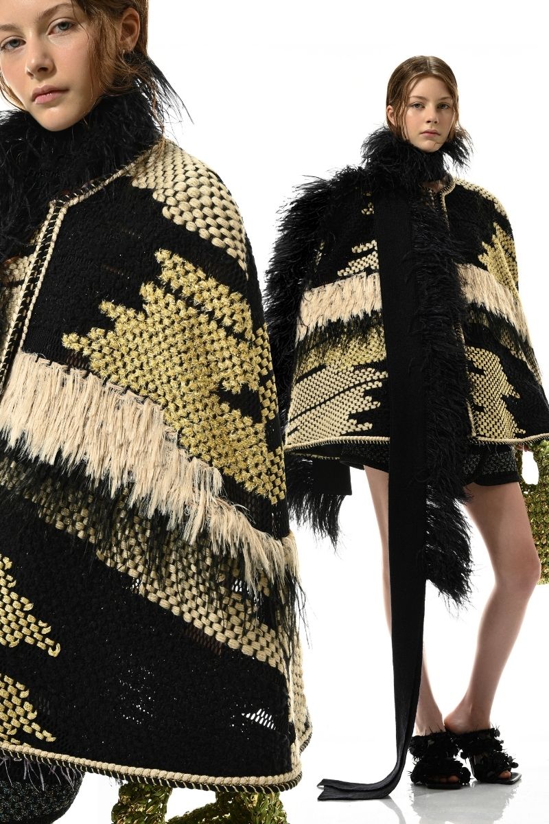AVRIL CAPE IN MULTICOLOR - CULT MIA