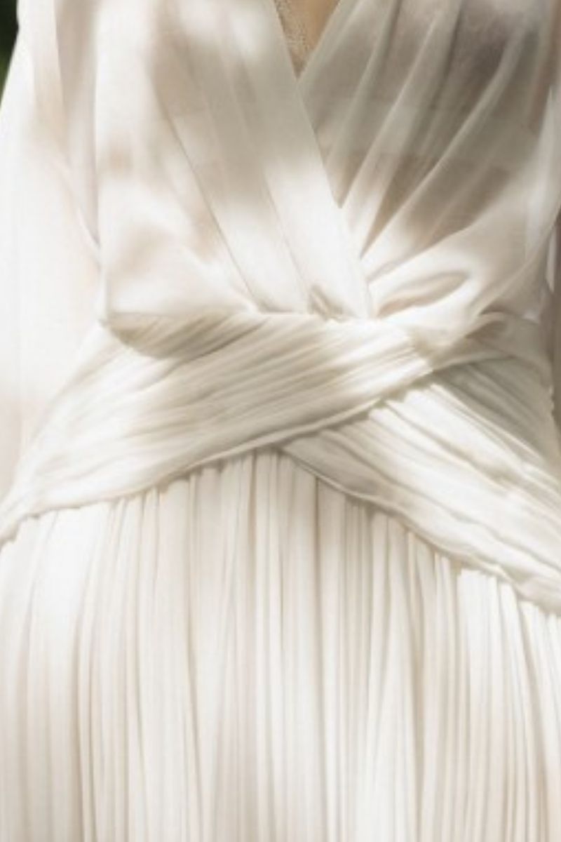 CLEMENTINA CHIFFON PLEATED DRESS - CULT MIA