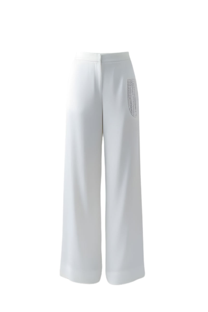 White silk tunic set by Doc Ban, featuring a flowy midi dress with a relaxed fit and elegant silk fabric.