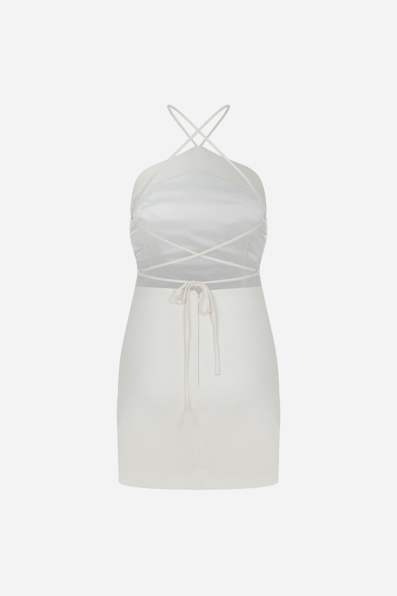 VERONICA DRESS IN BEIGE - CULT MIA