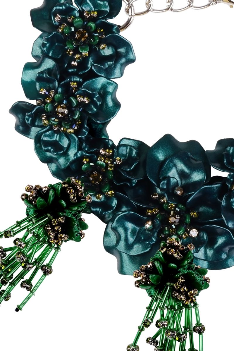 GREEN GIULIA NECKLACE - CULT MIA