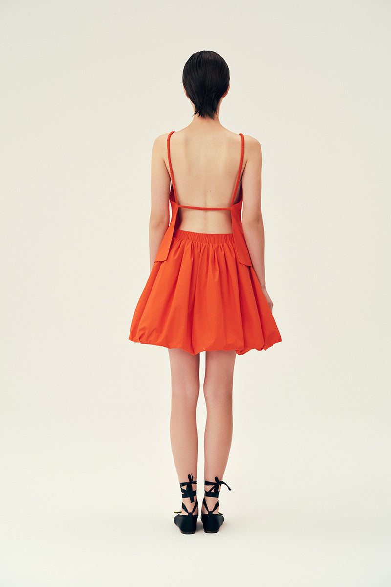 LINSEY TANK TOP IN TANGERINE - CULT MIA