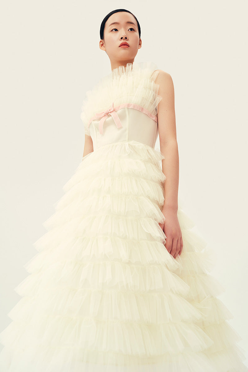 DEBORAH DRESS IN IVORY - CULT MIA