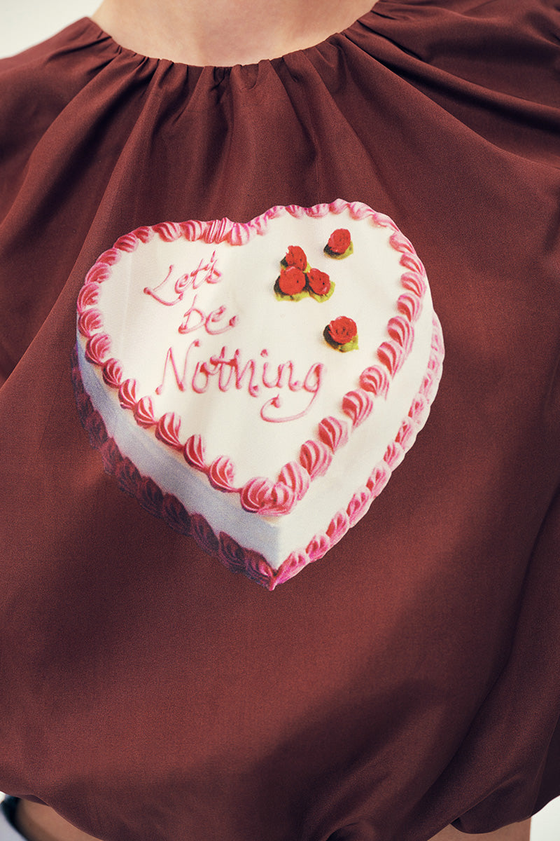 LET'S BE NOTHING TANK TOP IN MAROON - CULT MIA
