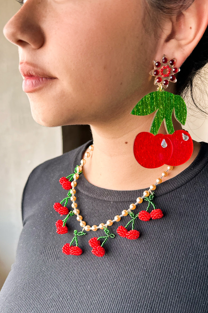 SWEET NECKLACE IN RED