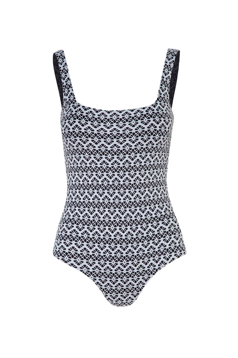ANTOINIETTE IVORY FLOWERS ONE-PIECE SWIMSUIT - CULT MIA