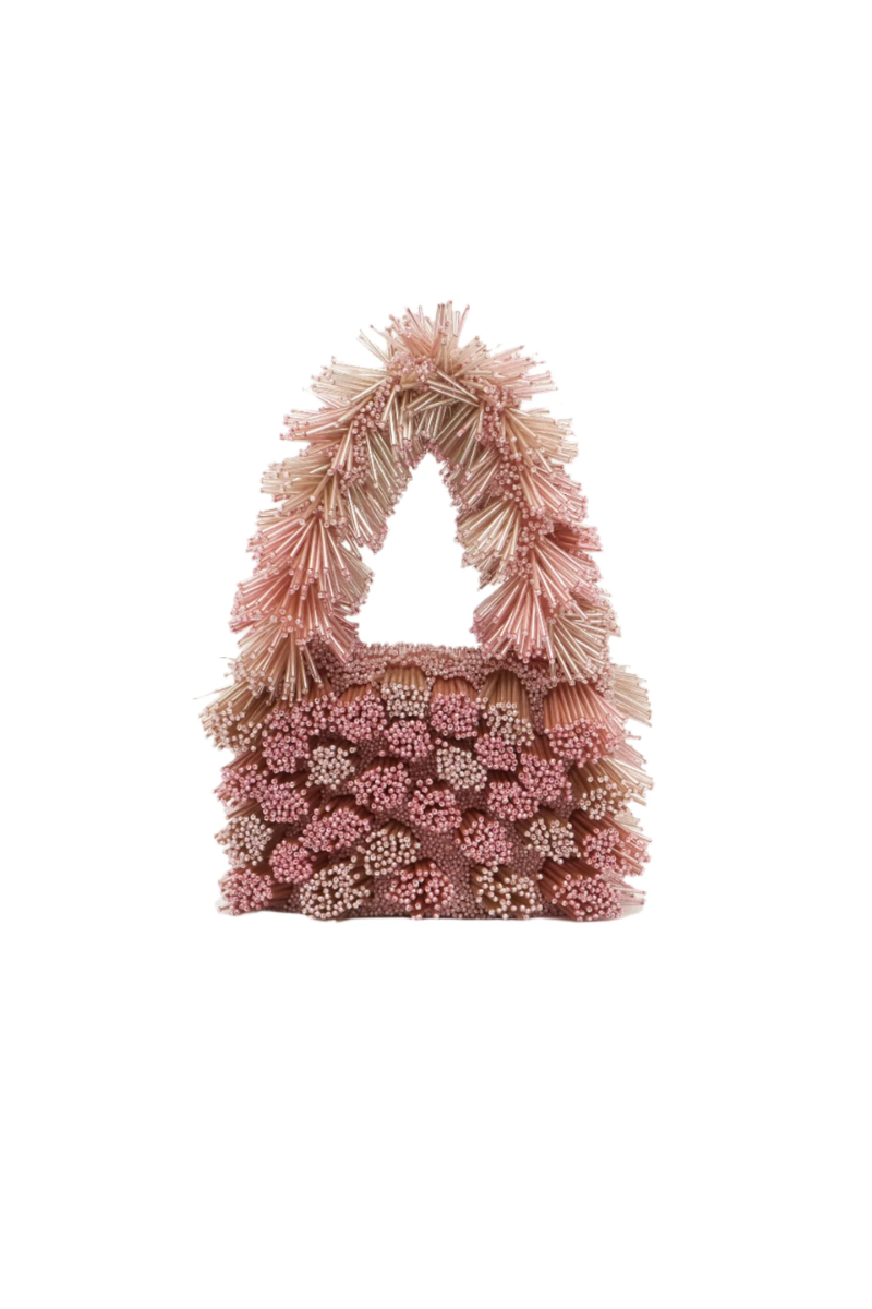 Pink Onalaja ZAZA top handle bag with sleek design and sturdy handles, perfect for stylish everyday use.
