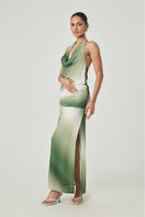 Summer Away Freja Top in sage ombre, a stylish sleeveless top with gradient green tones, perfect for casual summer wear.