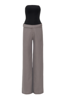 Black and gray modern elegance jumpsuit co-ords by TONYY, featuring a stylish, tailored design with sleek fabric and contemporary fit.