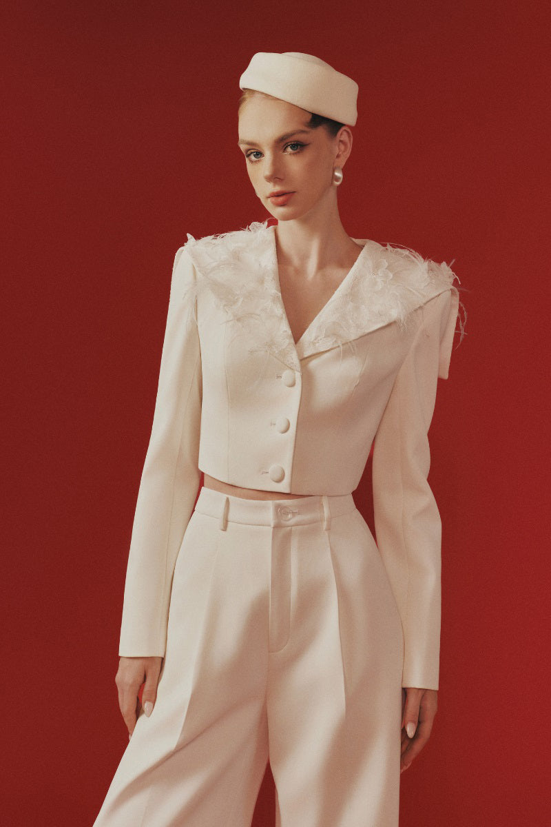 Margée Atelier Elina Tailor Set co-ords featuring a stylish matching top and pants in a modern, elegant design.
