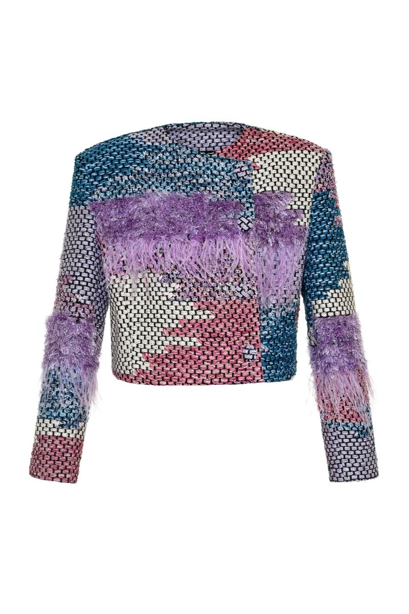 AVRIL JACKET IN MULTICOLOR - CULT MIA