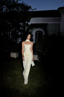 Elegant GISELLE gown by Deme By Gabriella featuring flowing fabric and intricate details, perfect for formal occasions.