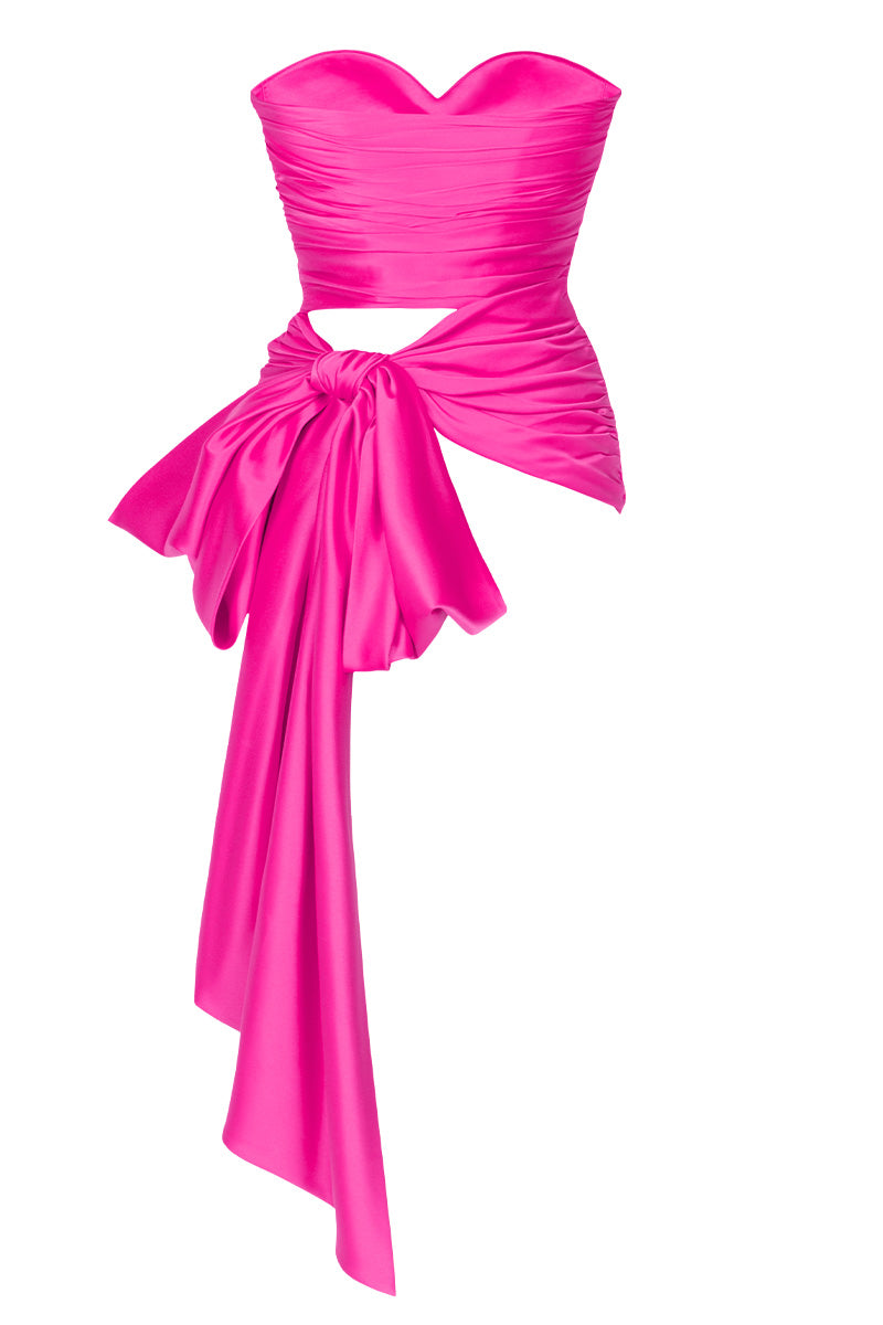 3 CARATS HOT PINK BUSTIER - CULT MIA
