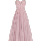 Elegant purple Evelyn gown by Joséphine, featuring flowing fabric and intricate design, perfect for formal occasions.