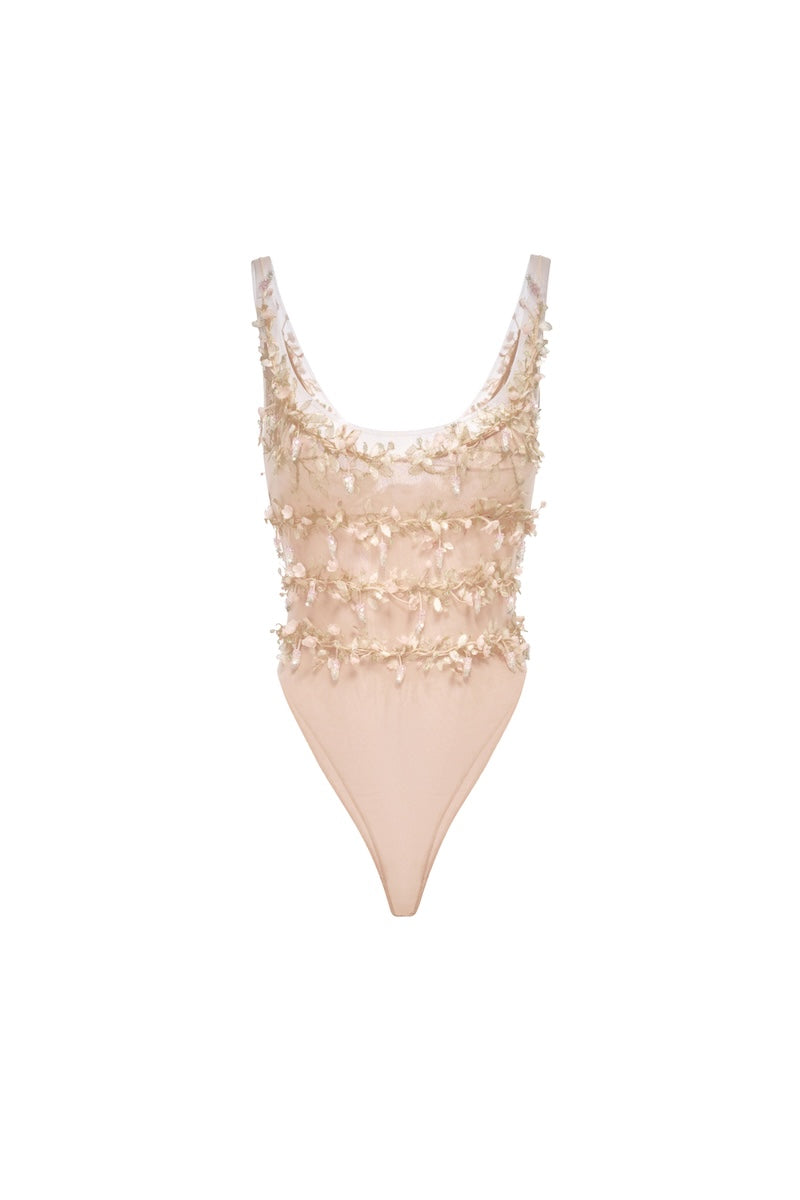 Montsand pastel flower string cami top featuring delicate floral design and lightweight fabric, perfect for casual summer wear.