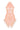 PEACH FEATHER-TRIMMED HALTER NECK MINI DRESS - CULT MIA