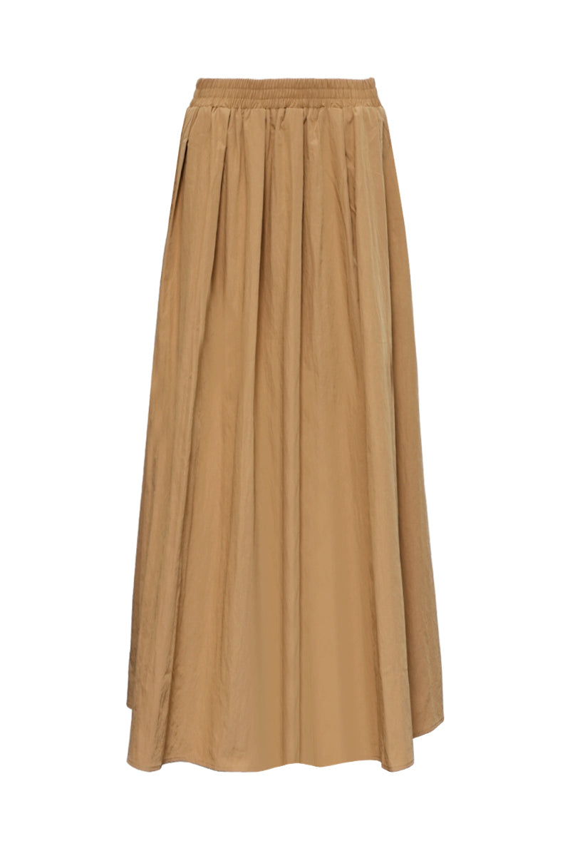 ULSA BROWN MIDI SKIRT - CULT MIA