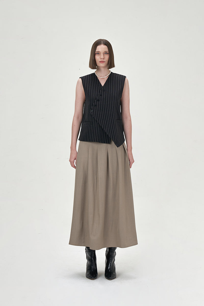 VIVIEN TAILORED BLACK WAISTCOAT - CULT MIA