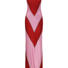 Sudi Etuz fully rhinestone bodycon maxi dress with shimmering embellishments, fitted silhouette, and sleeveless design.
