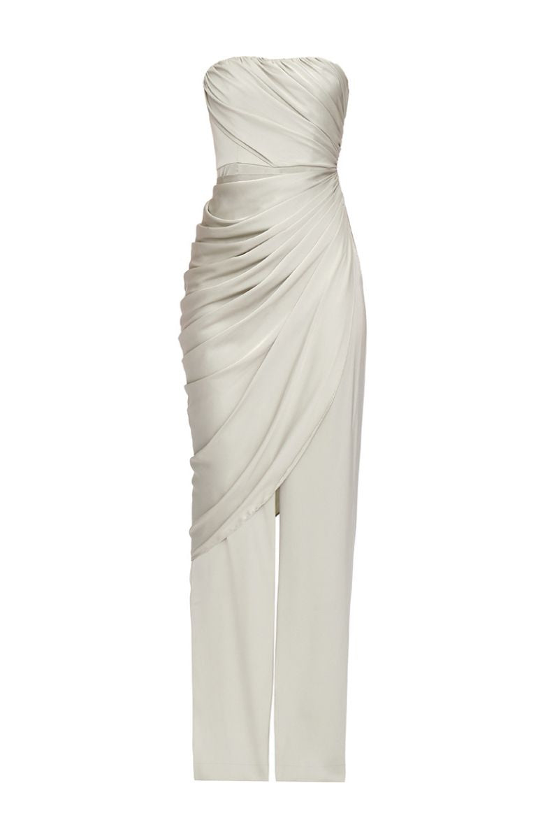 ENVO ARCTIC BLUE STRAPLESS JUMPSUIT - CULT MIA