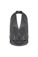 TAGG beaded top featuring intricate beadwork, sleeveless design, and stylish fit perfect for casual or dressy occasions.