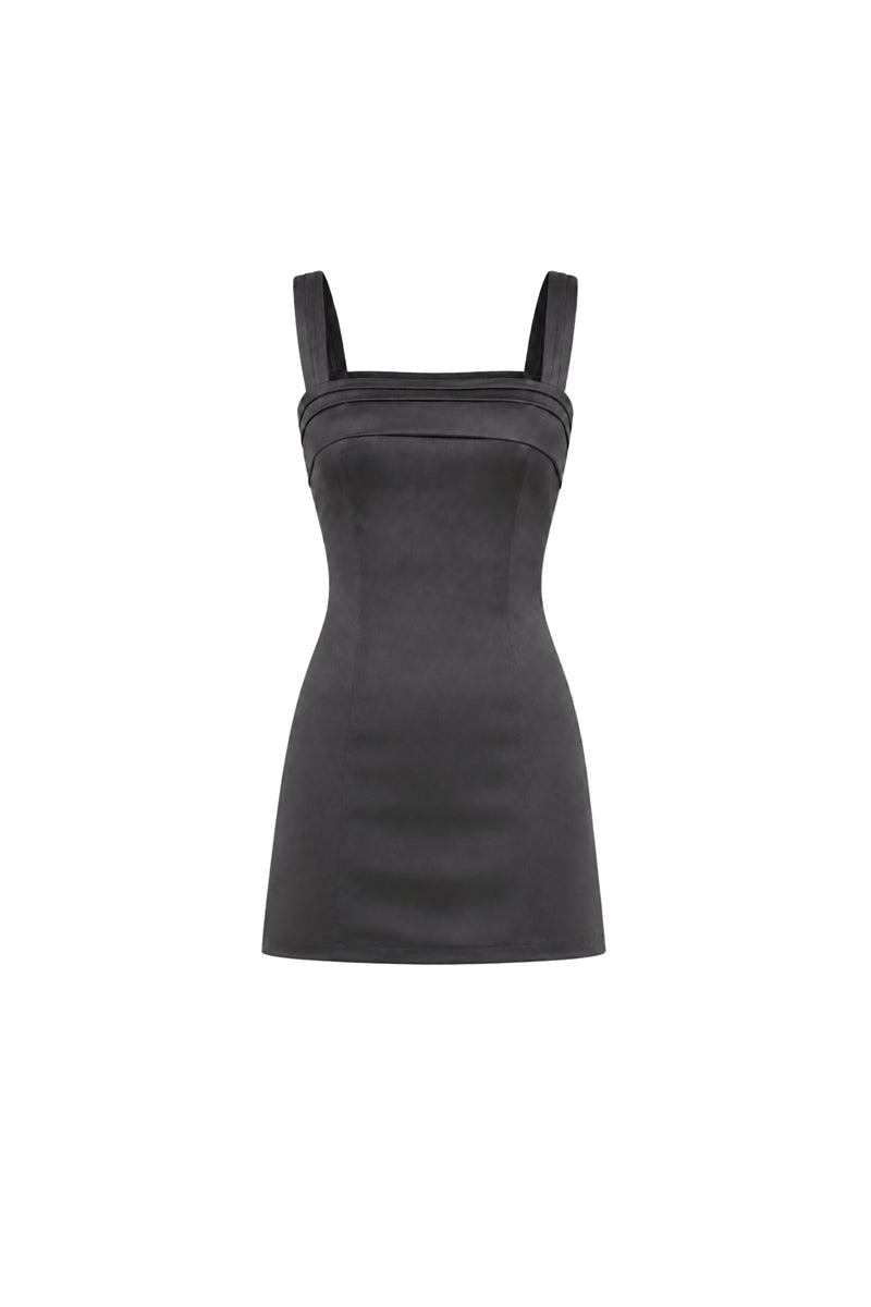 NAIVE MINI SATIN DRESS