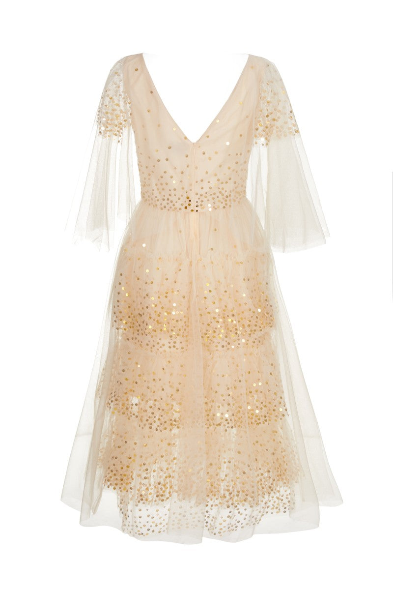 ELLEN BEIGE DRESS - CULT MIA