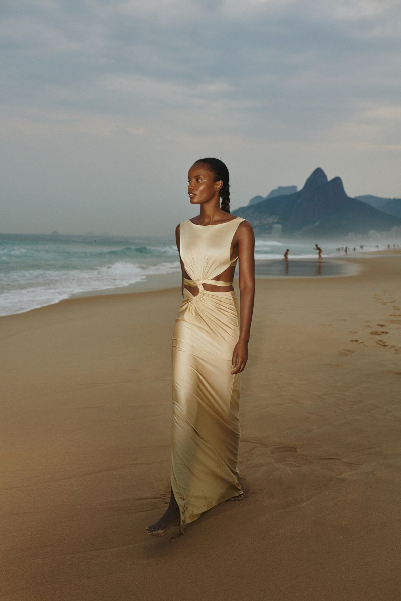 VITA ADA CUT-OUT MAXI DRESS