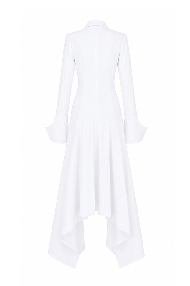 Lili Blanc FORM dress, stylish midi dress with a fitted silhouette and elegant design, perfect for casual or semi-formal wear.