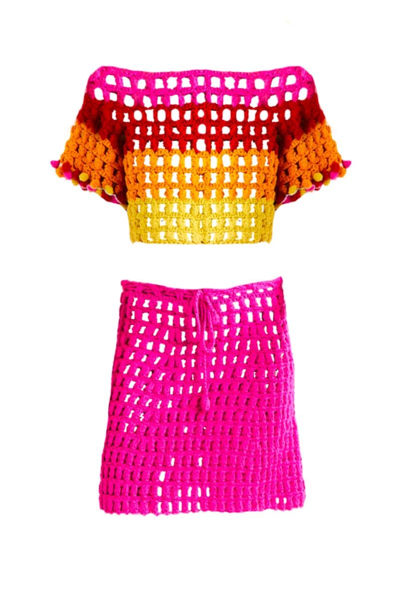 EMILY DAY DREAM TOP AND SKIRT TWIN SET - CULT MIA