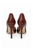 Lili Blanc Merlot heel, stylish women's high heels with a sleek design, featuring a pointed toe and stiletto heel.